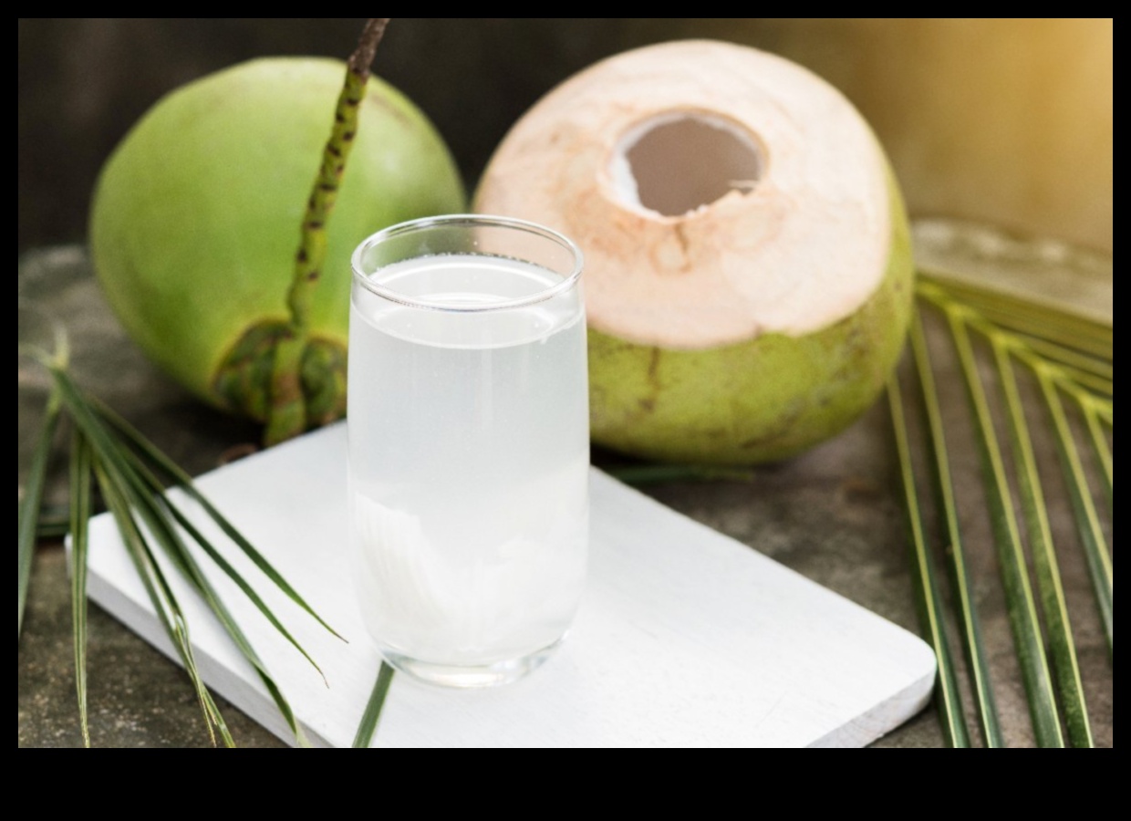 Sorbiți și prosperați: crearea unui stil de viață sănătos cu apă pură de nucă de cocos