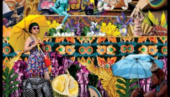 Colaj caleidoscopic: fuzionarea realităților în ansambluri de artă pop