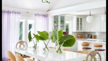 Decor de sufragerie de coastă pentru vibrații de plajă