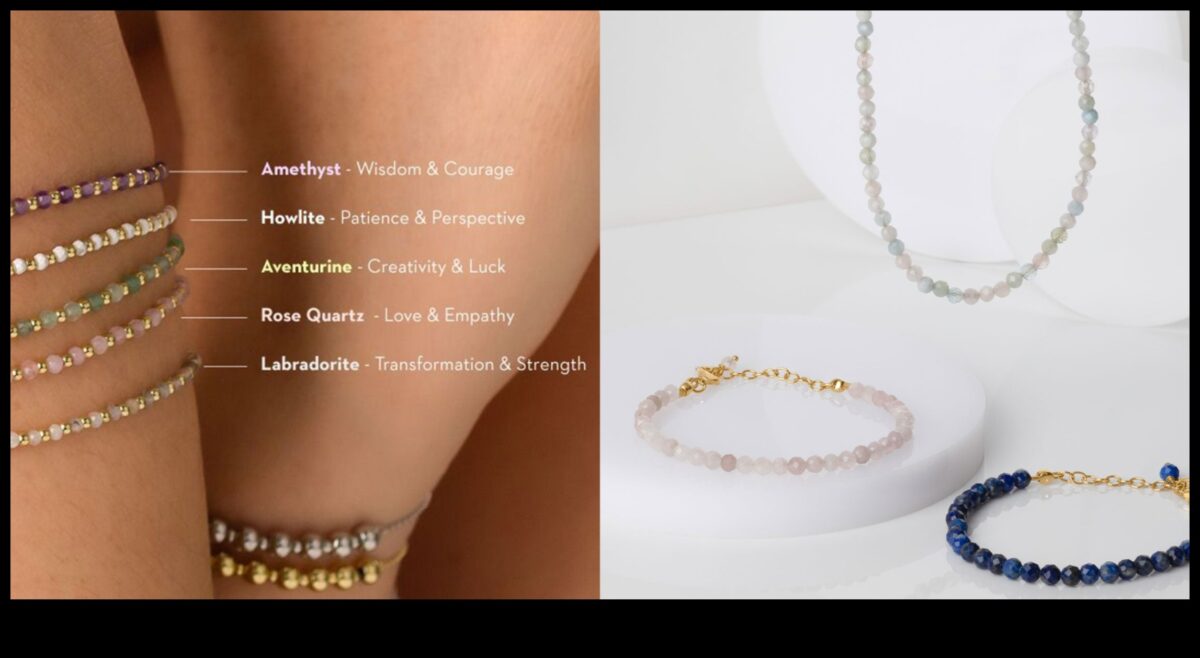 Pietre prețioase strălucitoare: Iluminează-ți aura cu setul nostru cu infuzie de pietre prețioase